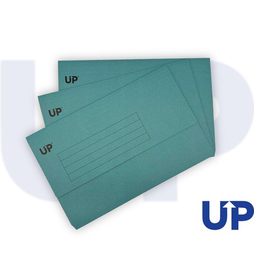 UP Half Flap Document Wallet Pack of 50 - Blue