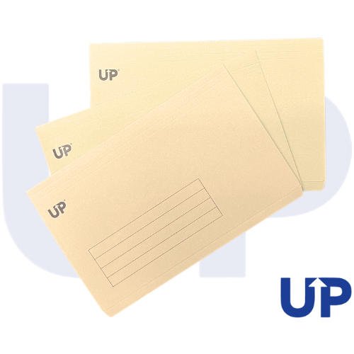 UP Full Flap Document Wallet Pack of 50 - Buff