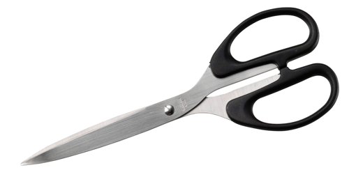 Scissors/Letter Openers UP 8” Scissors with Black Handle (12)   
