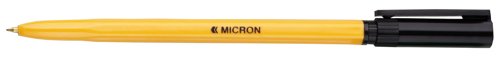 Ball Point Pens UP Ballpoint Pen Black Fine 0.5mm (50)     