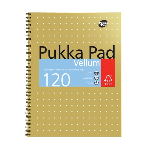 Pukka Vellum Pad A4 Wire Ruled PK3