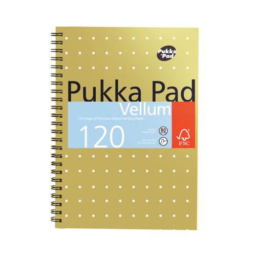Pukka Vellum Pad A5 Wire Ruled PK3