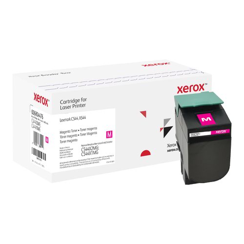 Xerox Everyday Toner For Lexmark C544X2MG C544X1MG Extra High Capacity Magenta Laser Toner - 006R04476