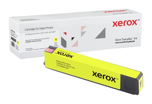 Xerox Everyday Ink For HP CN628AE 971XL Yellow Ink Cartridge - 006R04598