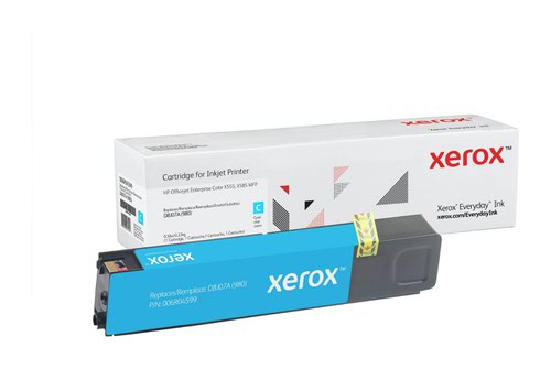 Xerox Everyday Ink For HP D8J07A 980 Cyan Ink Cartridge - 006R04599