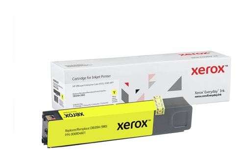 Xerox Everyday Ink For HP D8J09A 980 Yellow Ink Cartridge - 006R04601