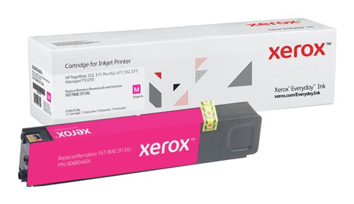 Xerox Everyday Ink For HP F6T78AE 913A Magenta Ink Cartridge - 006R04604