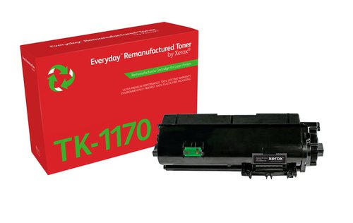 XET Remanufactured Xerox Everyday For Kyocera TK1170 Black Laser Toner 006R04796