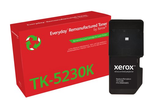 XET Remanufactured Xerox Everyday For Kyocera TK5230K Black Laser Toner 006R04805