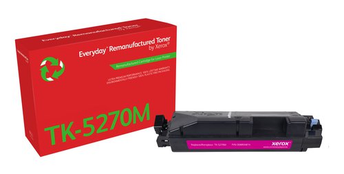 XET Remanufactured Xerox Everyday For Kyocera TK5270M Magenta Laser Toner 006R04814