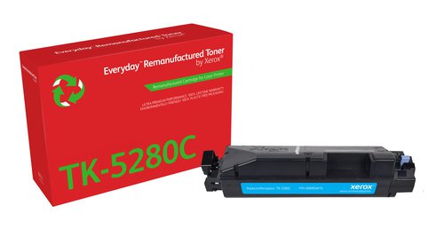 XET Remanufactured Xerox Everyday For Kyocera TK5280C Cyan Laser Toner 006R04816