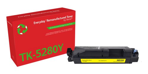 XET Remanufactured Xerox Everyday For Kyocera TK5280Y Yellow Laser Toner 006R04819