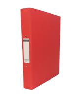 A4 Ring Binder with 2 ring mechanism and 25mm filing capacity - Red (Pack of 10)