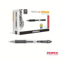 Zebra SARASA Gel Retractable Rollerball 0.7mm Pen Black Ink Pack 36
