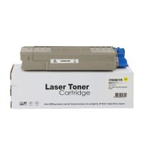 Remanufactured OKI C5800Y Yellow 43324421 Toner