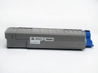 Remanufactured OKI C612C Cyan 46507507 Toner