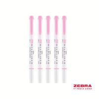 Zebra MILDLINER Double Ended Fluorescent Pink Highlighter - Pack of 10