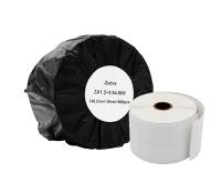 Compatible Zebra 148.3mm x 33mm White Shipping Paper Label Roll - 800 Labels (ZA5.84x1.3-800) 25mm Core