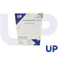 Alpa-Cartridge A4 Multipurpose Labels 2 Per Sheet 199.6 x 143.5mm (White) Pk of 100 