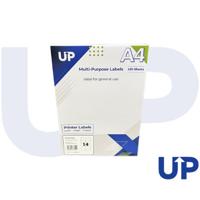 Alpa-Cartridge A4 Multipurpose Labels 14 Per Sheet 99.1 x 38.1mm (White) Pk of 100