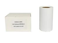 Compatible Address Label Roll Self Adhesive 89x36mm White Pk of 250