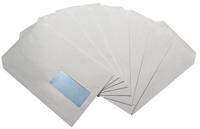 C5 Envelopes Window Self Seal 90gsm White (Pack of 500)