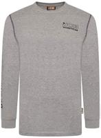 JCB Workwear Banner L/S Grey T-Shirt L