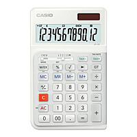 Casio JE-12E-EW 12 Digit Ergonomic Compact Desk Calculator White