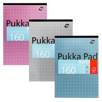 Pukka Refill Pad A4 160 Pages Assorted PK6