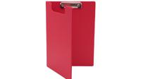 A4 PVC Fold Over Clipboard Red (10)