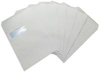 UP C4 Envelopes Window Peel and Seal 90gsm White (Pack of 250)