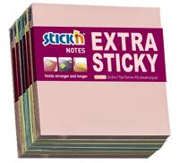 Repositional Notes  UP Repositionable Notes 76x76mm Pastel Assorted (6)