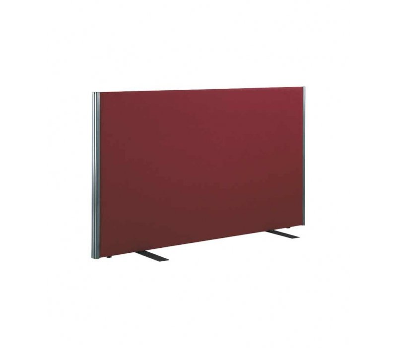Floor standing fabric screen 1200mm high x 1400mm wide - made to order