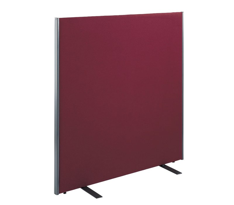 Floor standing fabric screen 1500mm high x 800mm wide - made to order