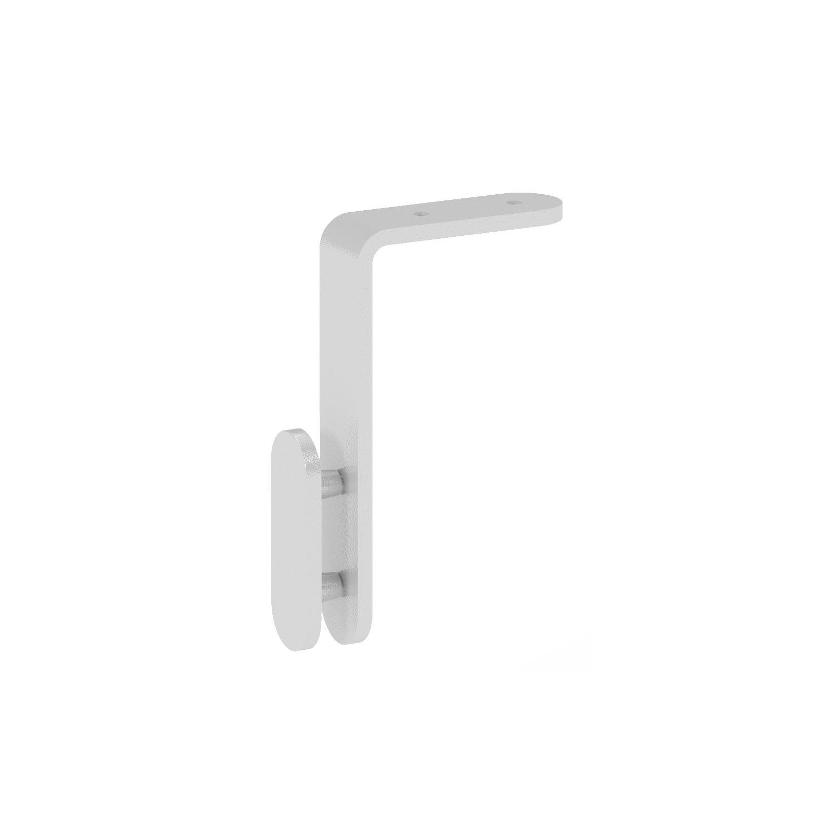 PET Screen bracket for Elev8 Desking - White