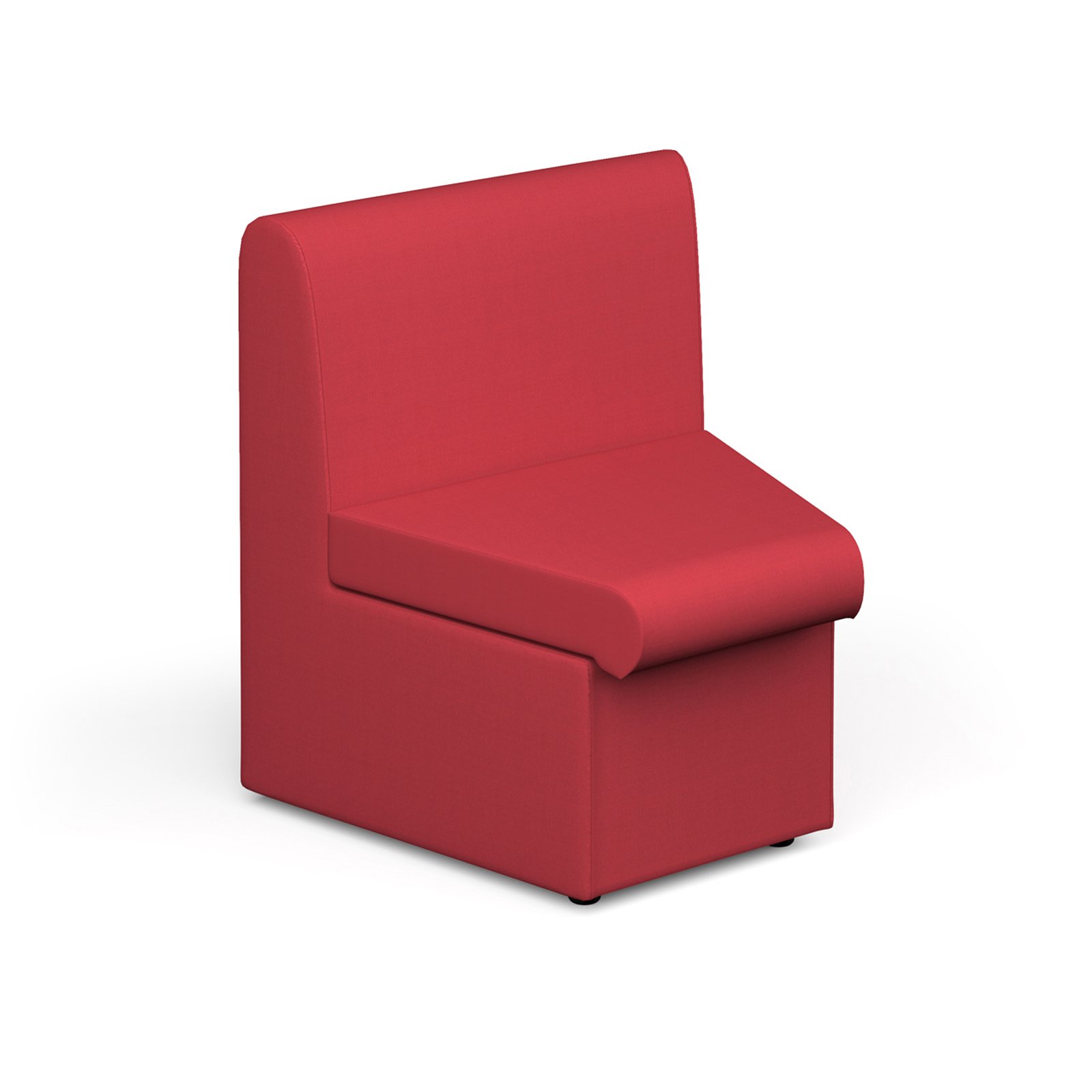 Alto modular reception seating concave with no arms - made to order