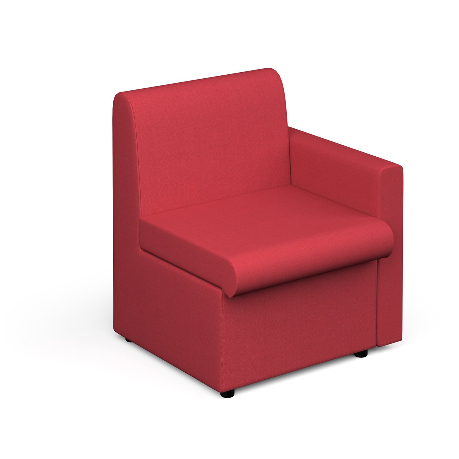 Alto modular reception seating with left hand arm - made to order