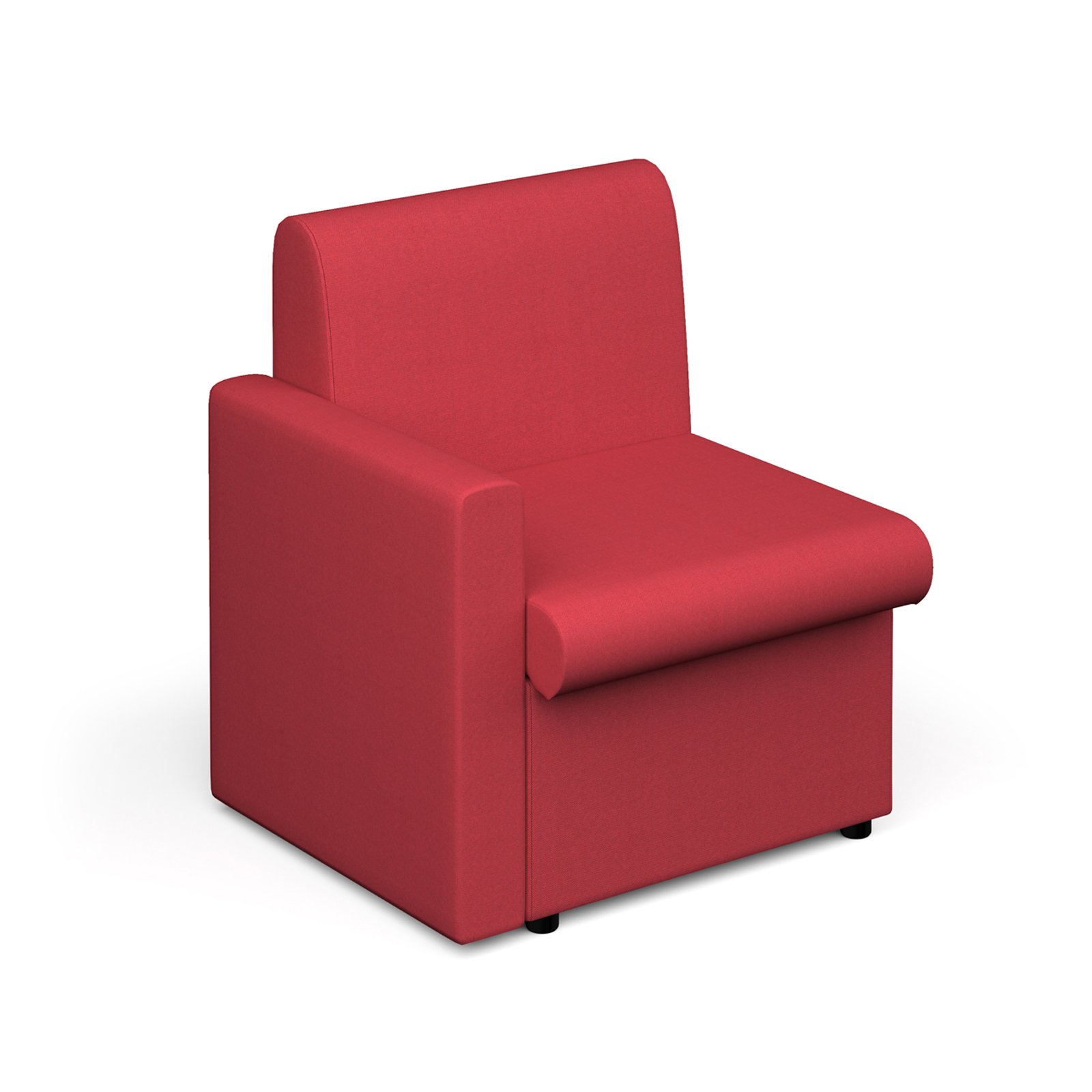 Alto modular reception seating with right hand arm - made to order