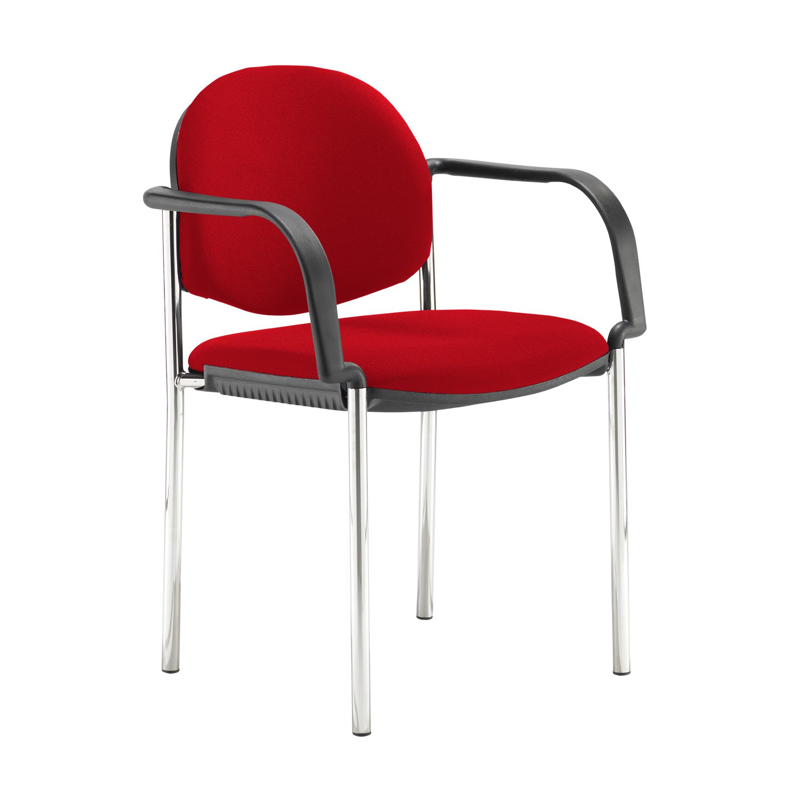 Coda multi purpose stackable conference chair with fixed arms - made to order