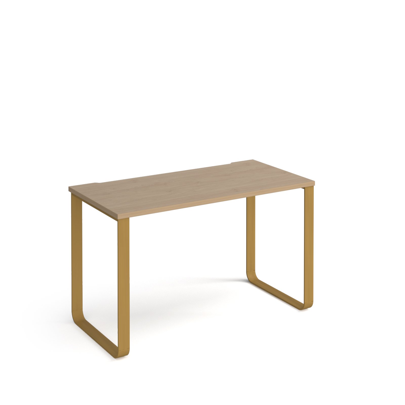 Cairo straight desk with sleigh frame legs