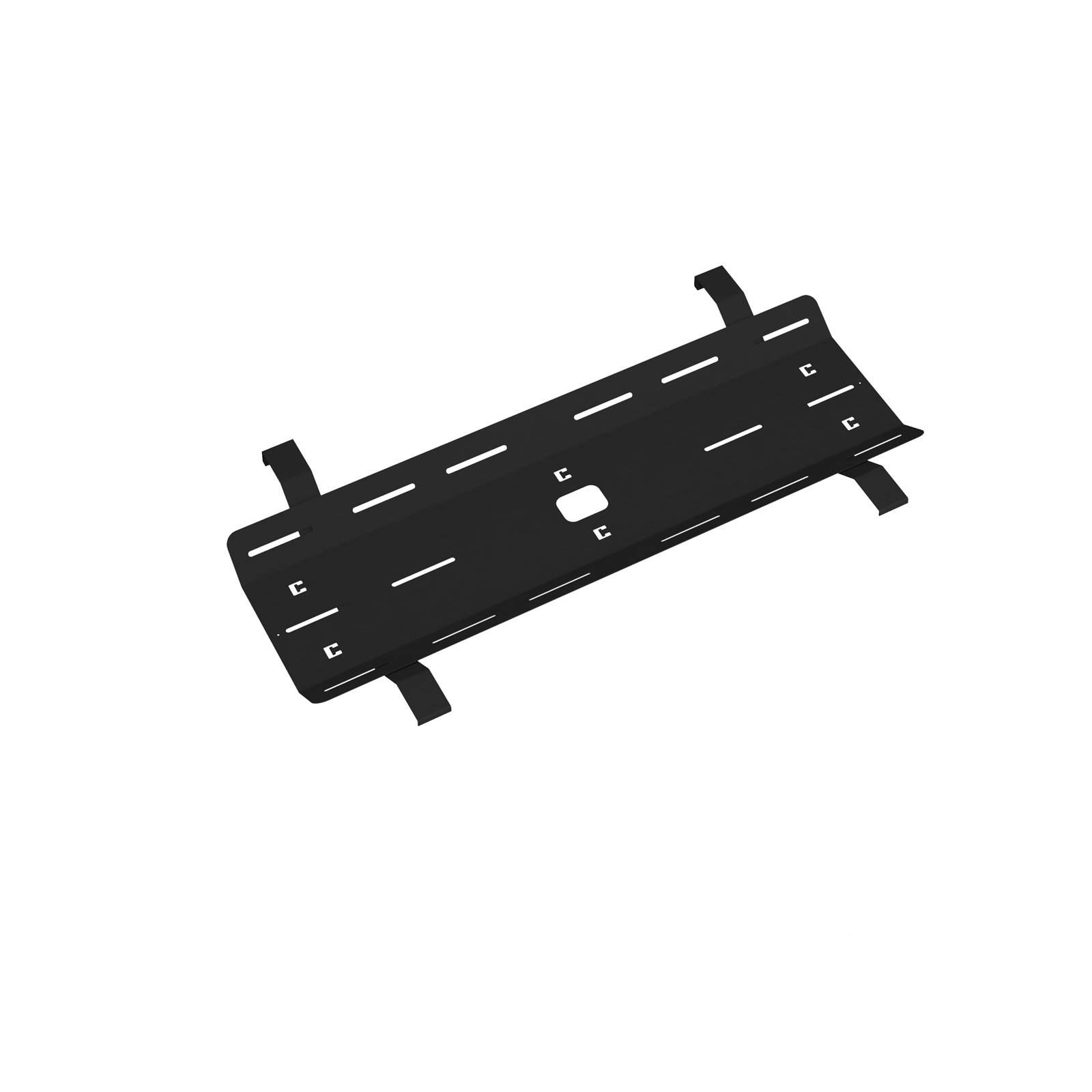 Double drop down cable tray & bracket for Adapt and Fuze desks