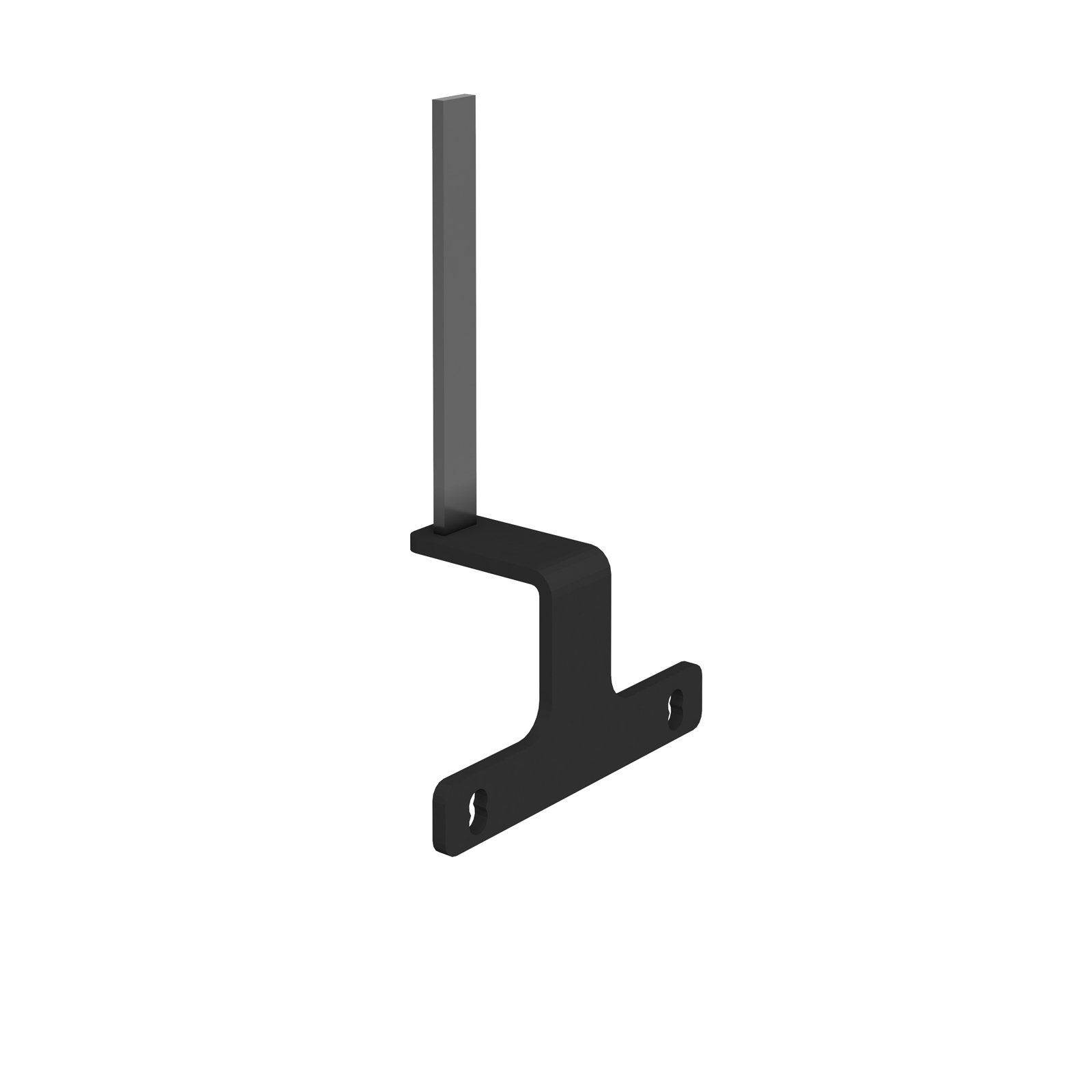 Screen bracket for the ends of back to back Adapt and Fuze desks
