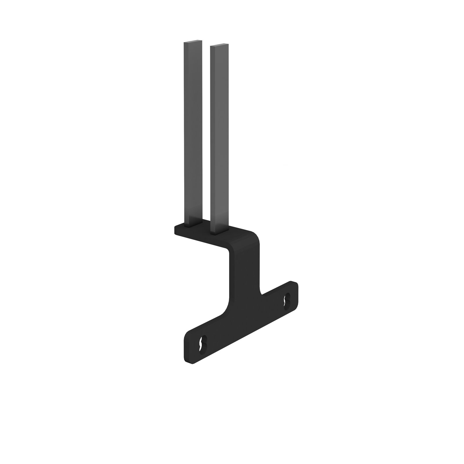 Screen bracket for intermediate back to back Adapt and Fuze desks