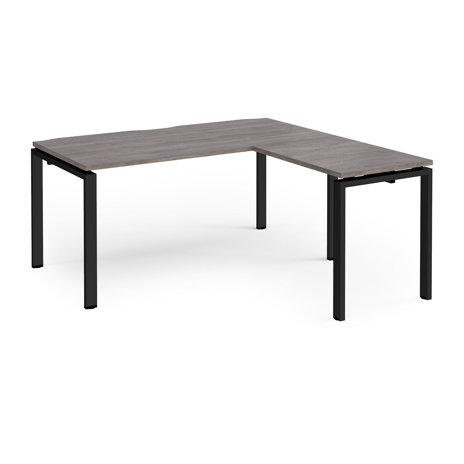 Adapt straight desk with return