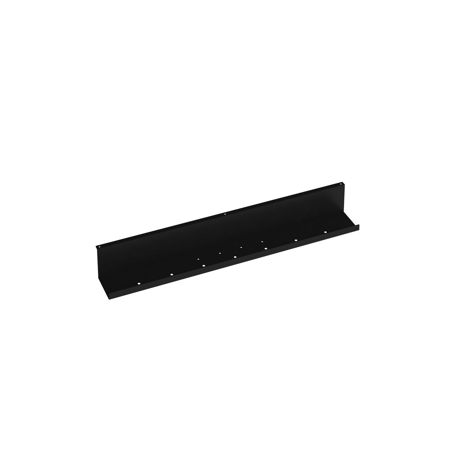 Elev8 upper cable channel 800mm wide for single desks - black