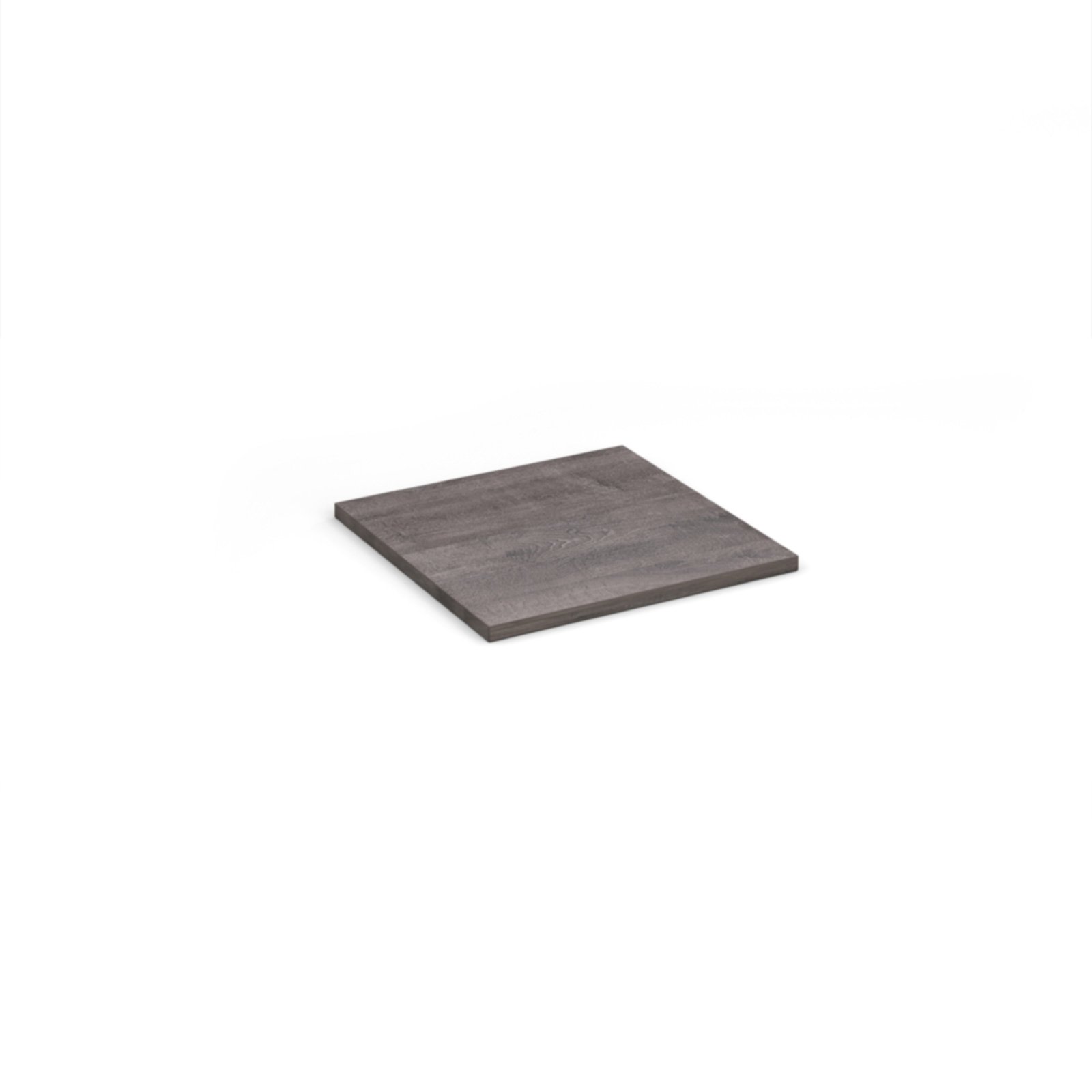 Flux modular storage single wooden top shelf - grey oak