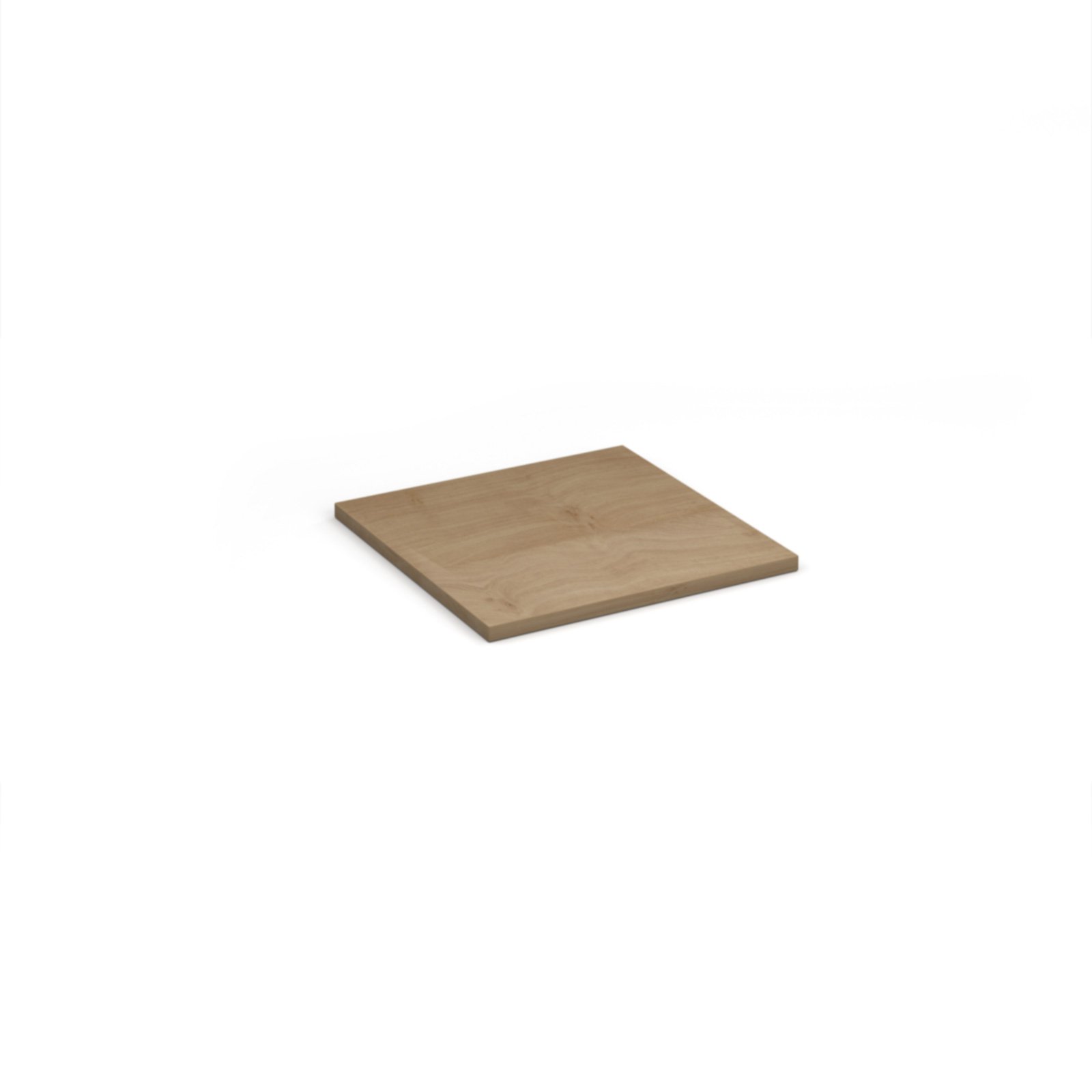 Flux modular storage single wooden top shelf - Kendal oak