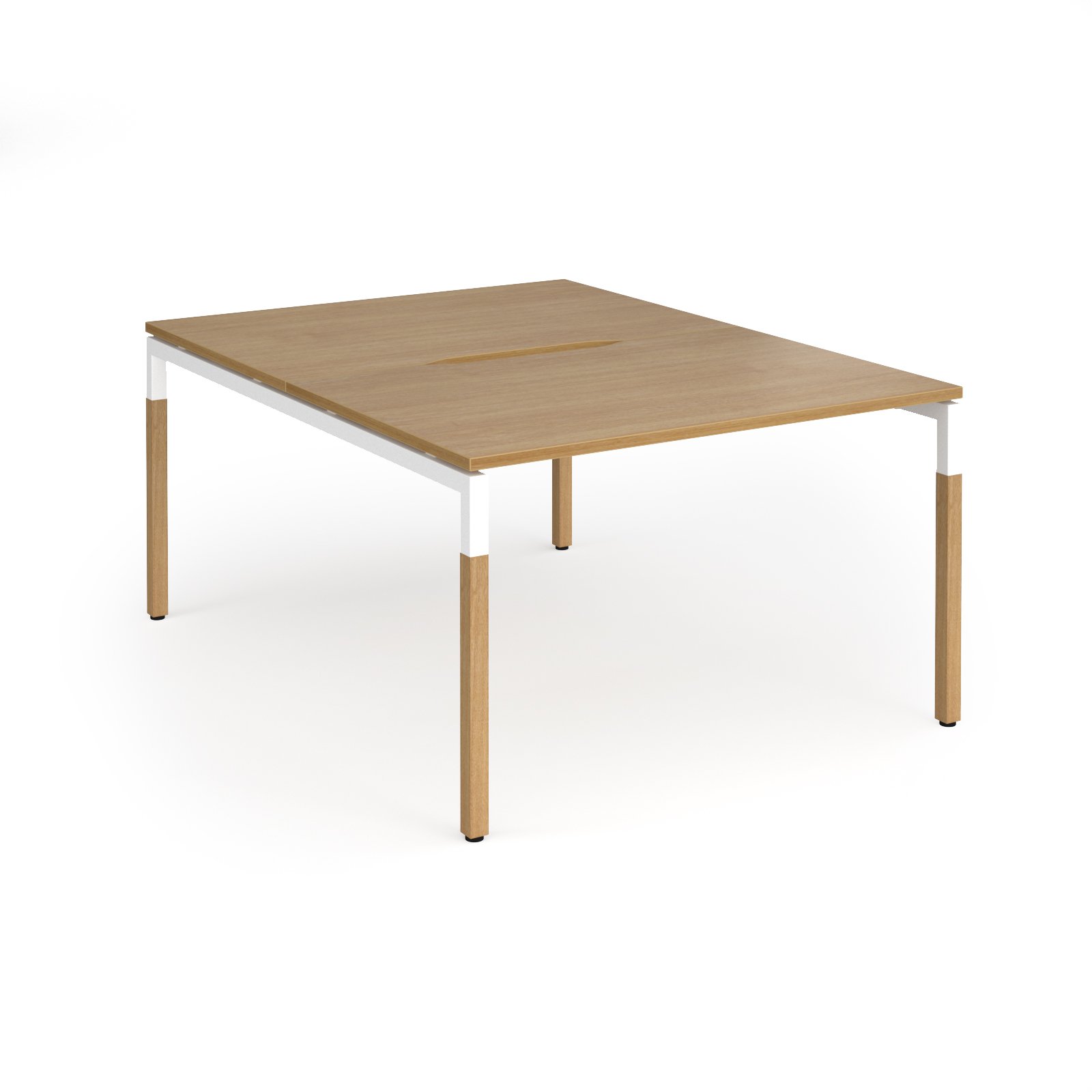 Connex Goal-Post Wooden Back to Back Desk (2 x)