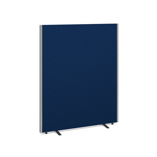 Floor standing fabric screen 1500mm high x 1200mm wide - blue  512-B