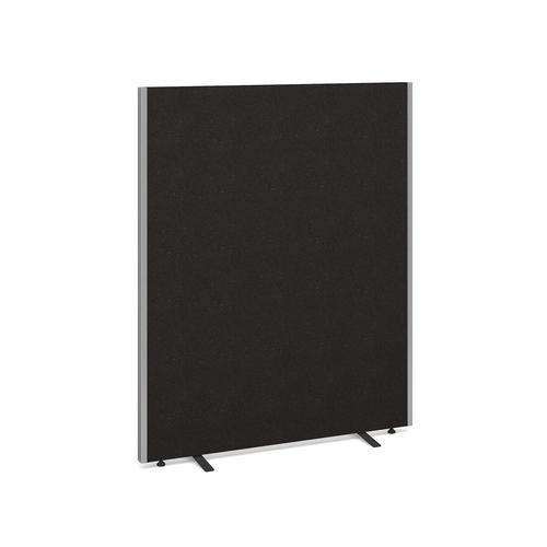 Floor standing fabric screen 1500mm x 1200mm - charcoal